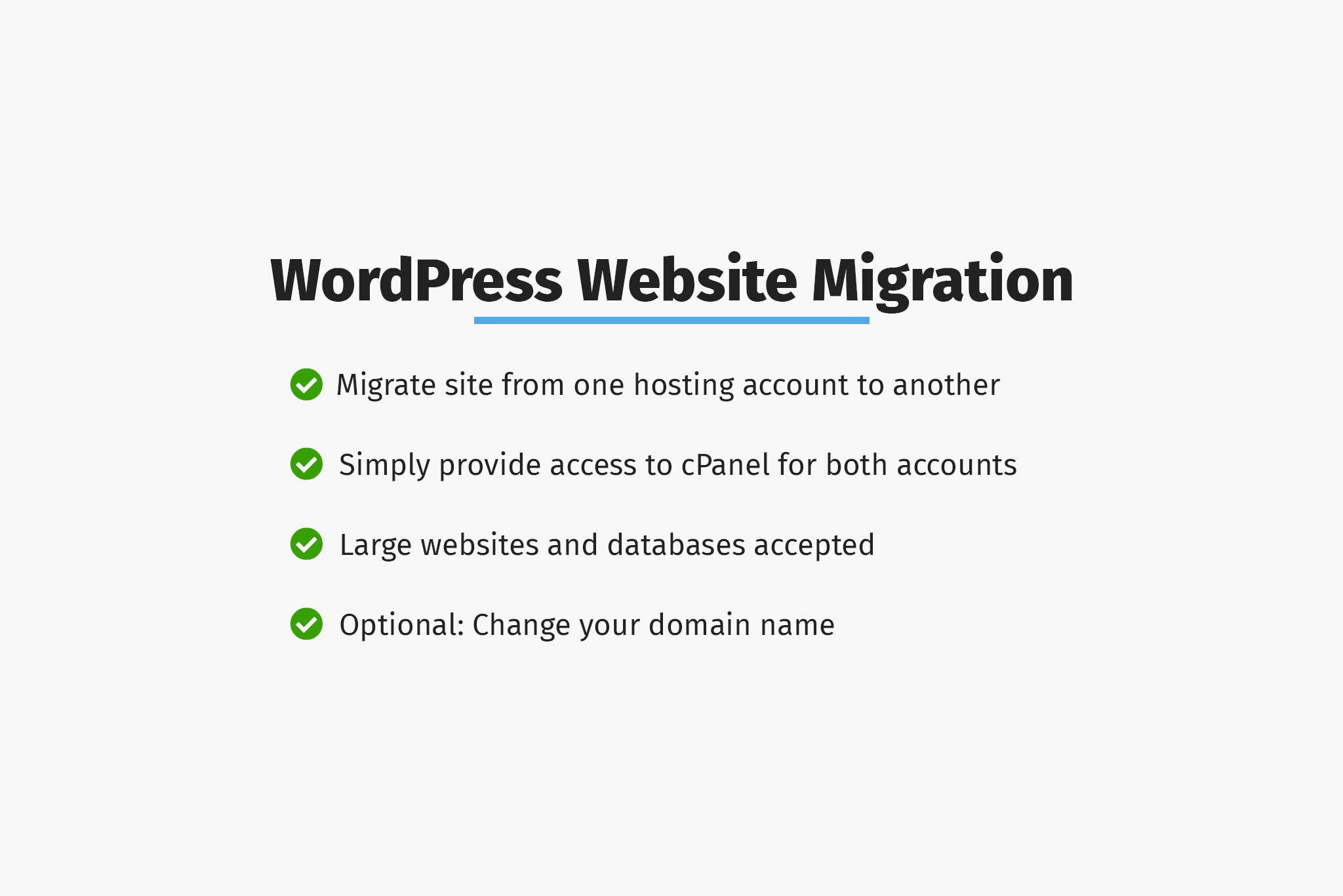 WordPress Website Migration