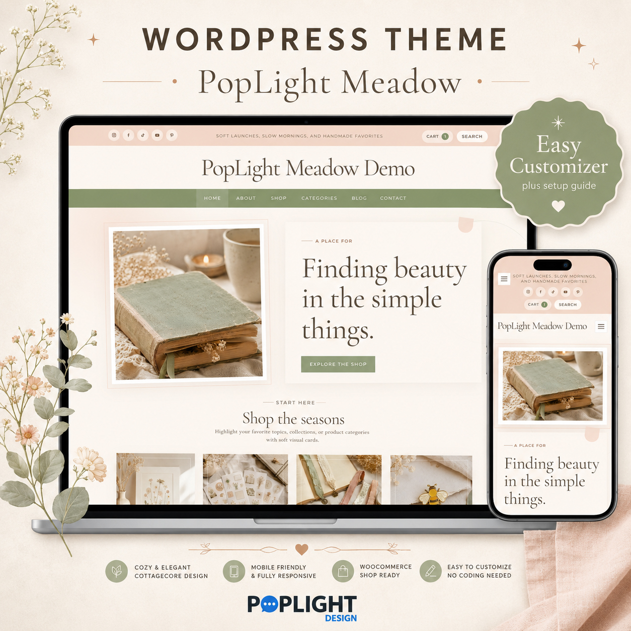 PopLight Meadow WordPress Theme